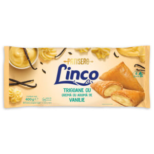 TRIGOANE CU CREMA DE VANILIE CG.400G LINCO