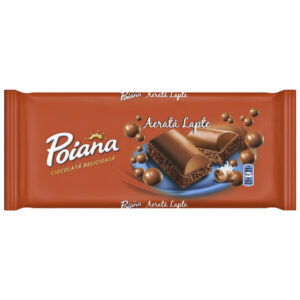 CIOCOLATA AERATA LAPTE 80G POIANA
