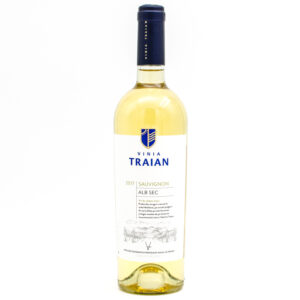 VIN ALB SEC SAUVIGNON 0.75L VINIA TRAIAN