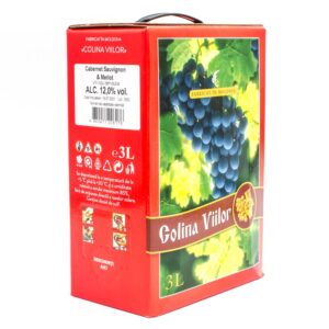 VIN ROSU DEMIDULCE CABERNET SAVIGNON & MERLOT 3L VINIA TRAIAN