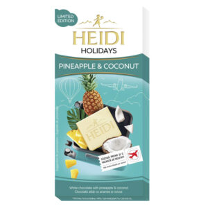 CIOCOLATA ALBA CU ANANAS SI COCOS 80G HEIDI