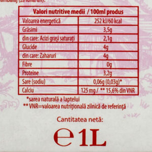 Lapte 3.5% grasime UHT 1L Baciul-Livrare alimente online brailamarket.ro