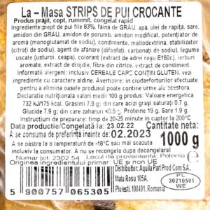Strips de pui crocante cg. 1kg - Magazin online de alimente Braila market