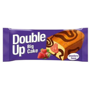 PRAJITURA DOUBLE UP CU CREMA CAPSUNI 50G PARADISE