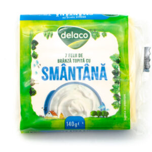 BRANZA TOPITA FELII  CU SMANTANA 140G DELACO