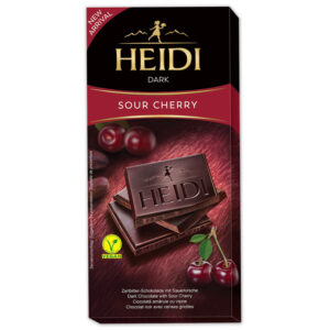 CIOCOLATA AMARUIE CU BUCATI DE VISINE 80G HEIDI
