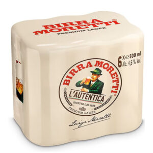 BERE BLONDA 6X0.5L DZ. BIRRA MORETTI
