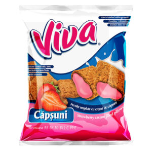 PERNITE UMPLUTE CU CREMA DE CAPSUNI 200G VIVA