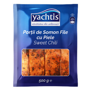 PORTII DE SOMON FILE CU PIELE SWEET CHILI 500G YACHTIS