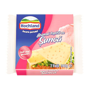 BRANZA TOPITA CU SUNCA FELII 140G HOCHLAND