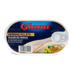 FILEURI DE HERING IN SOS DE MUSTAR 170G GIANA