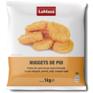 NUGGETS DIN CARNE DE PUI PANE 1KG LA MASA