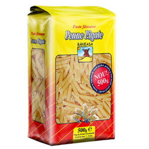PASTE FAINOASE PENNE 500G BANEASA