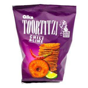 TOORTITZI CU CHILI SI LIME 80G ALKA