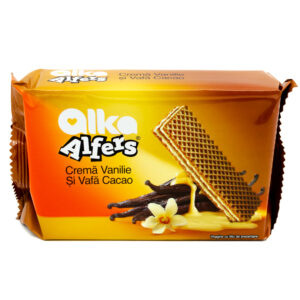 NAPOLITANE CU CREMA DE VANILIESI VAFA DE CACAO 170G ALKA